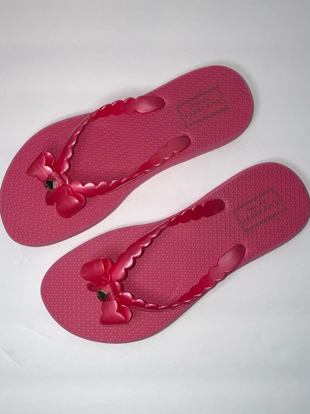 Kate Spade Bow Flip Flops Pink